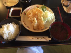 福°ぷく屋　ランチ　鶏天ぷら定食